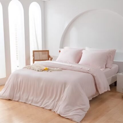 pink bamboo duvet covers