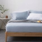 Bamboo Fitted Sheet Only moon blue