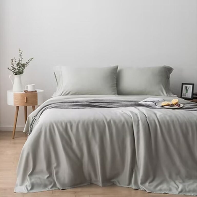 Paradise Cooling Bamboo Sheets for Hot Sleepers silver sage