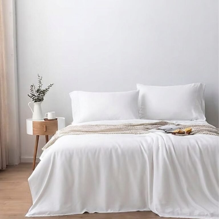 Paradise Cooling Bamboo Sheets for Hot Sleepers white