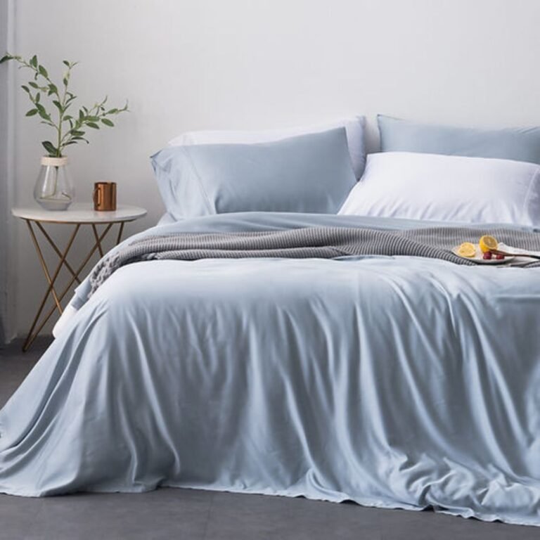 blue moon organic bamboo bed sheet