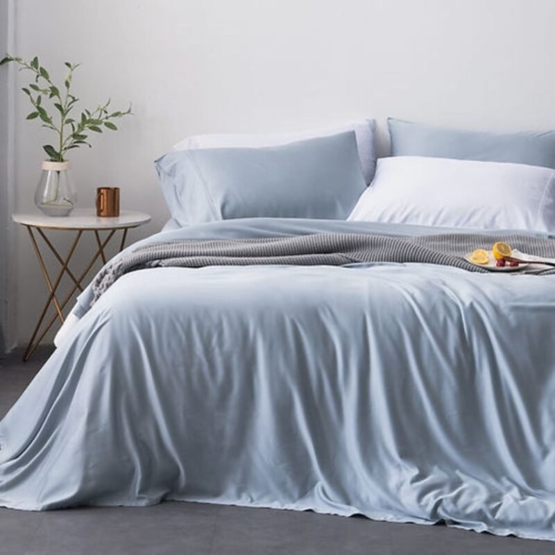 blue moon organic bamboo bed sheet