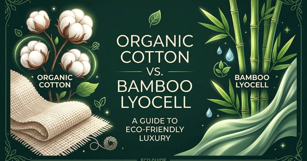 Organic Cotton vs. Bamboo Lyocell: A Guide to Eco-Friendly Luxury.
