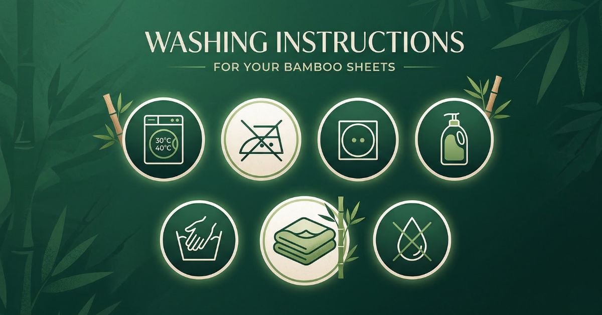 Bamboo sheets washing instructions