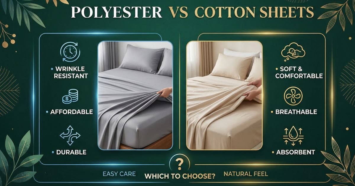 polyester vs cotton sheets
