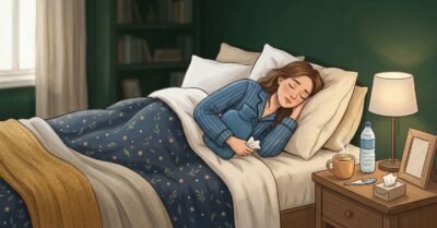 how to sleep while sick