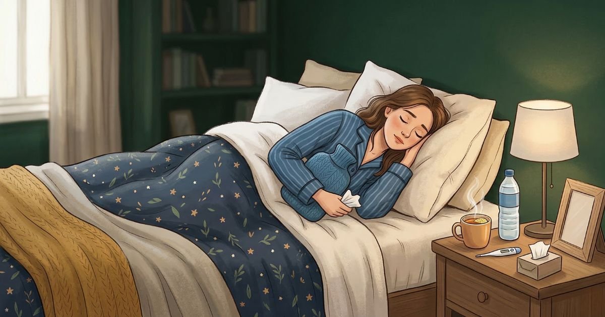 how to sleep while sick