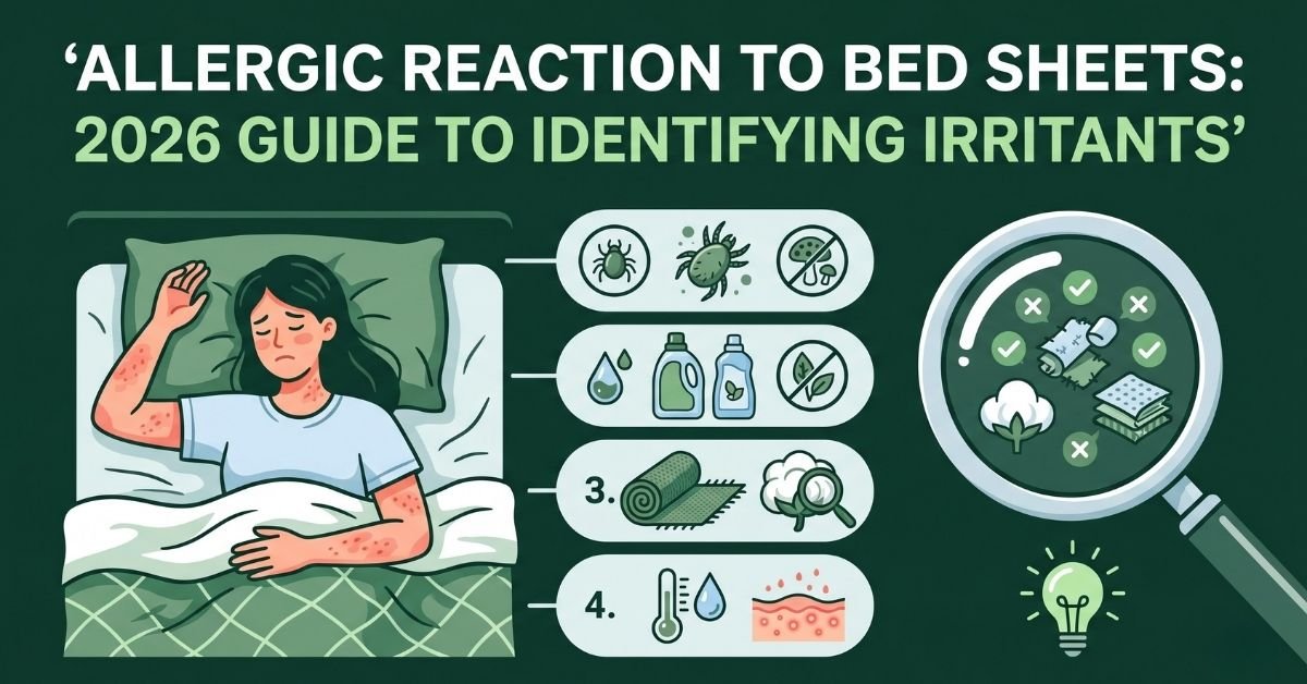 allergic reaction to bed sheet