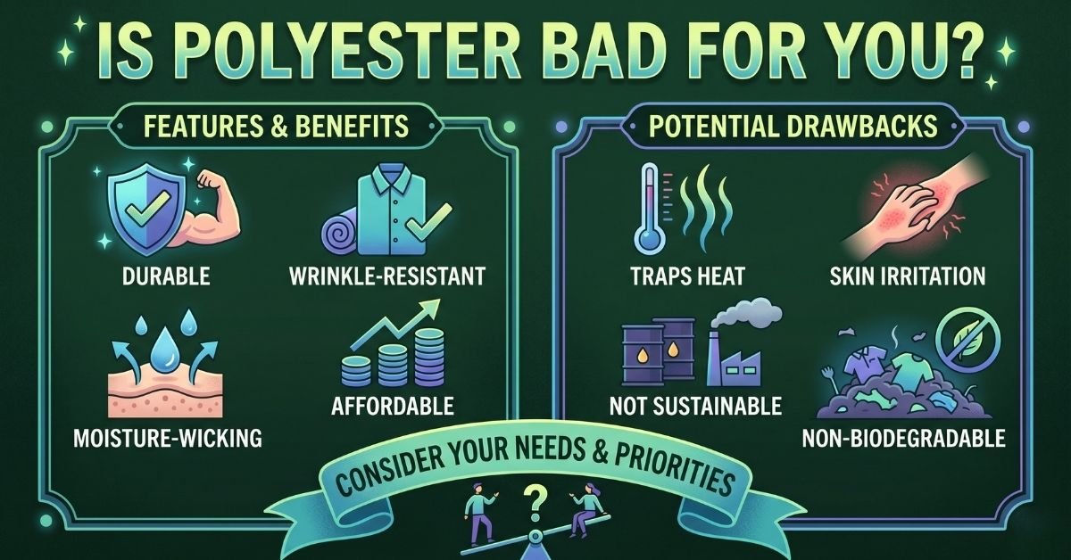 Is polyester bad for you?