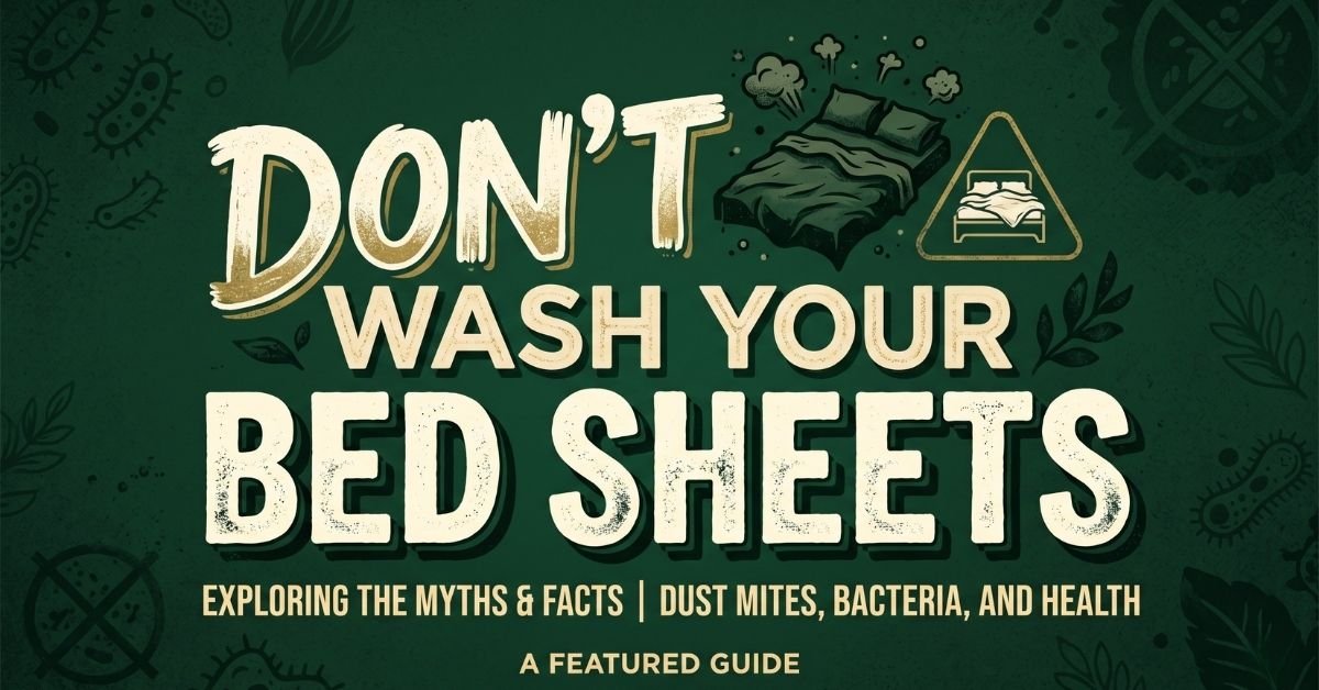What happens if you don't wash your bed sheets
