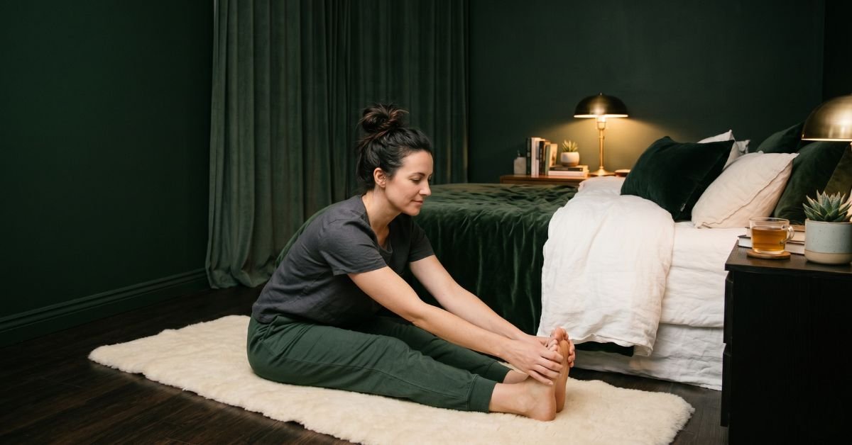 does stretching before bed help you sleep