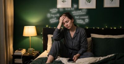 An overactive mind at night sleep