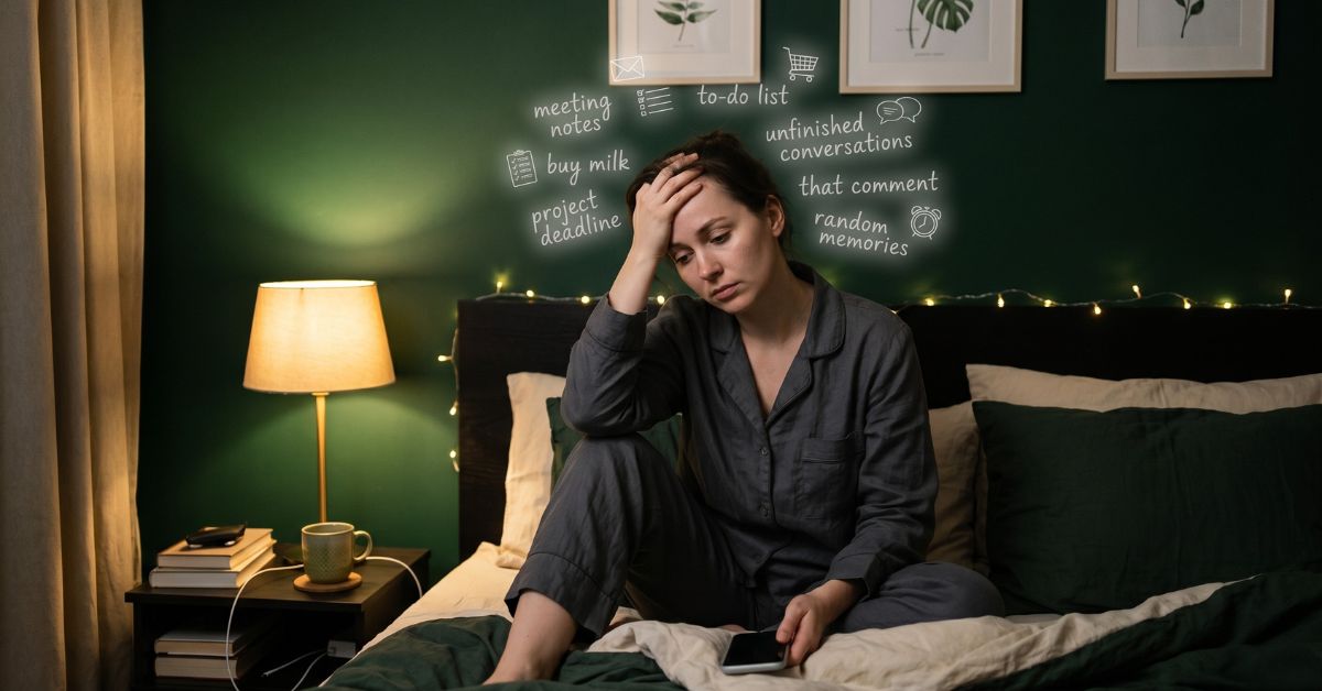 An overactive mind at night sleep