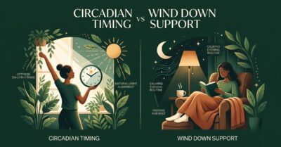 Circadian Timing vs Wind Down Support: How to Build a Smarter Evening Sleep Routine