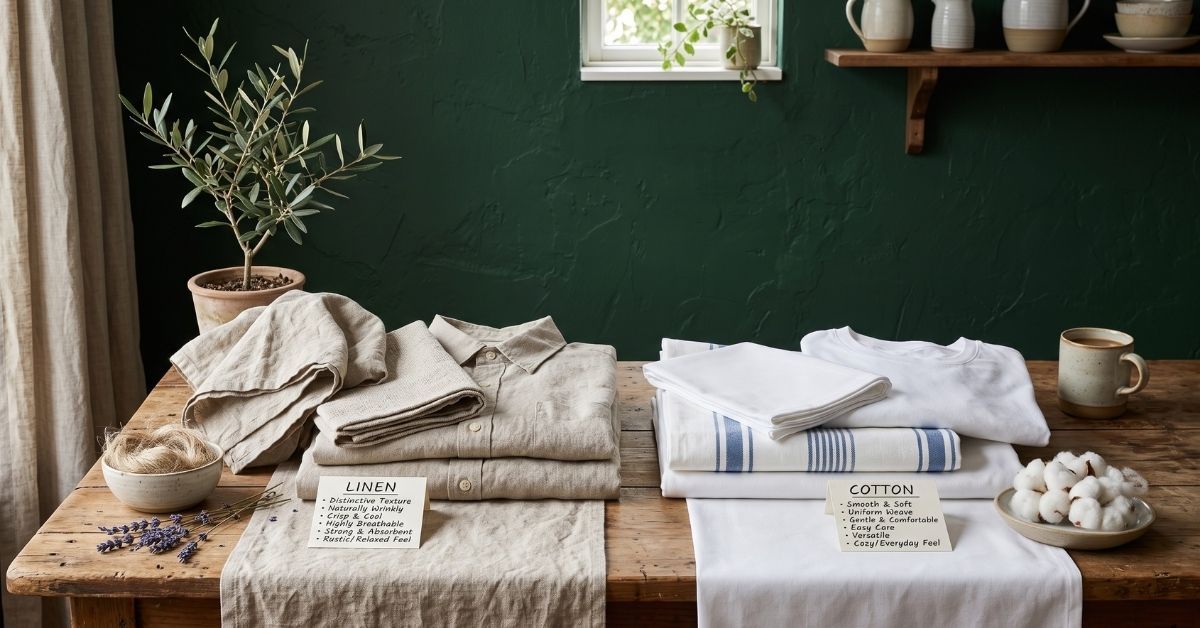 difference between linen and cotton